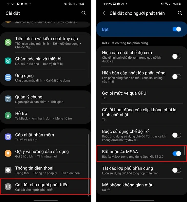 Hướng dẫn tăng FPS trên điện thoại khi chơi game 2025