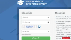 Hướng dẫn cách đăng nhập thisinh.thithptquocgia.edu.vn 2025